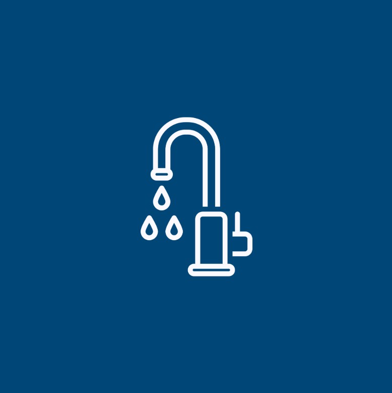 New faucet and sink installation